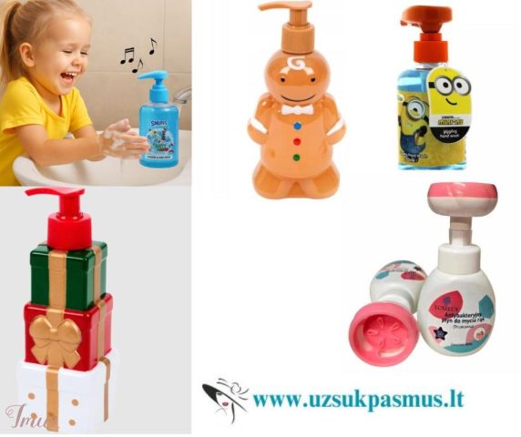 imusau.lt | parduodama Skystas muilas su dozatoriumi dekoratyviame 5pakavime